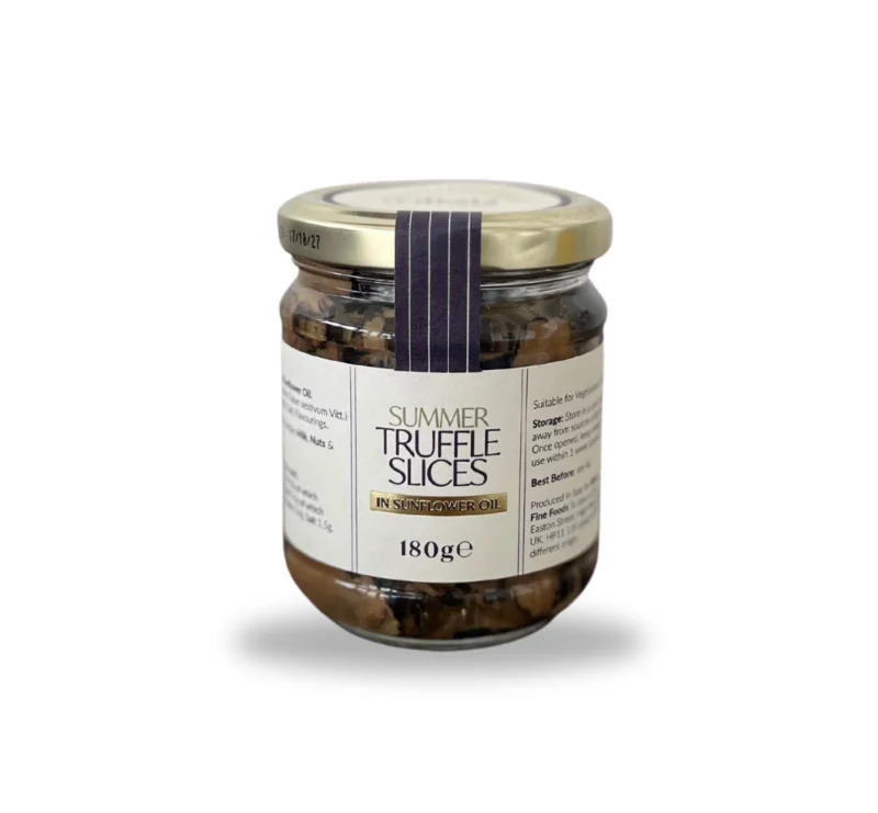 EDE0024 BLACK SUMMER TRUFFLE SLICED 180G lana bhikha