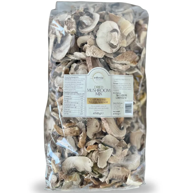 EDE0031 DRIED WILD MUSHROOM MIX (EU ORIGIN) 450G lana bhikha