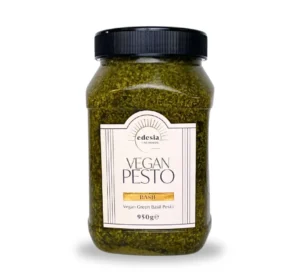 EDE0037 GREEN BASIL PESTO (VEGAN) 950G (1) lana bhikha