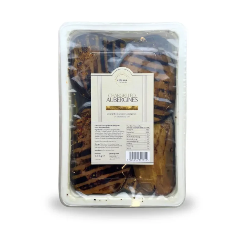 EDE0045 CHARGRILLED AUBERGINES IN OIL 1.4KG lana bhikha